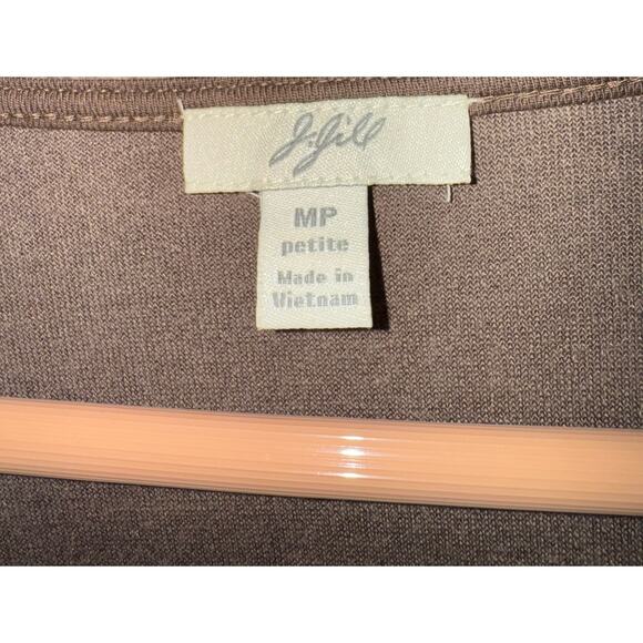 J Jill Velvet Cardigan Women's Medium PETITE Button Up Librarian Academia Soft - Picture 5 of 6